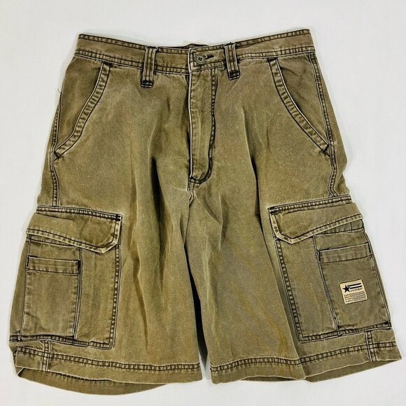 Men's UNIONBAY Cargo Shorts Brown Size 32 - Picture 1 of 5